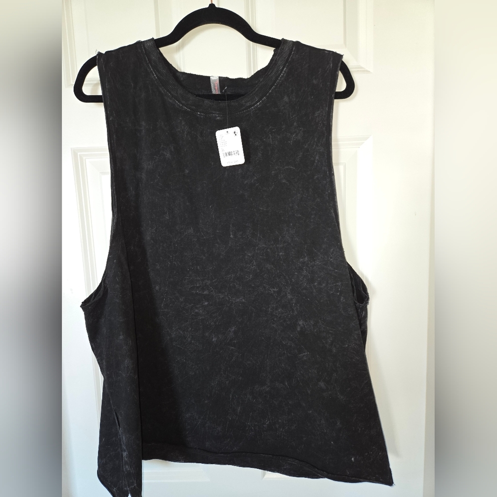 FP Movement by Free People Black Muscle Tee